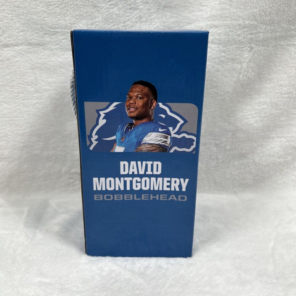 David Montgomery Lions 11/17/2024 Bobblehead Detroit